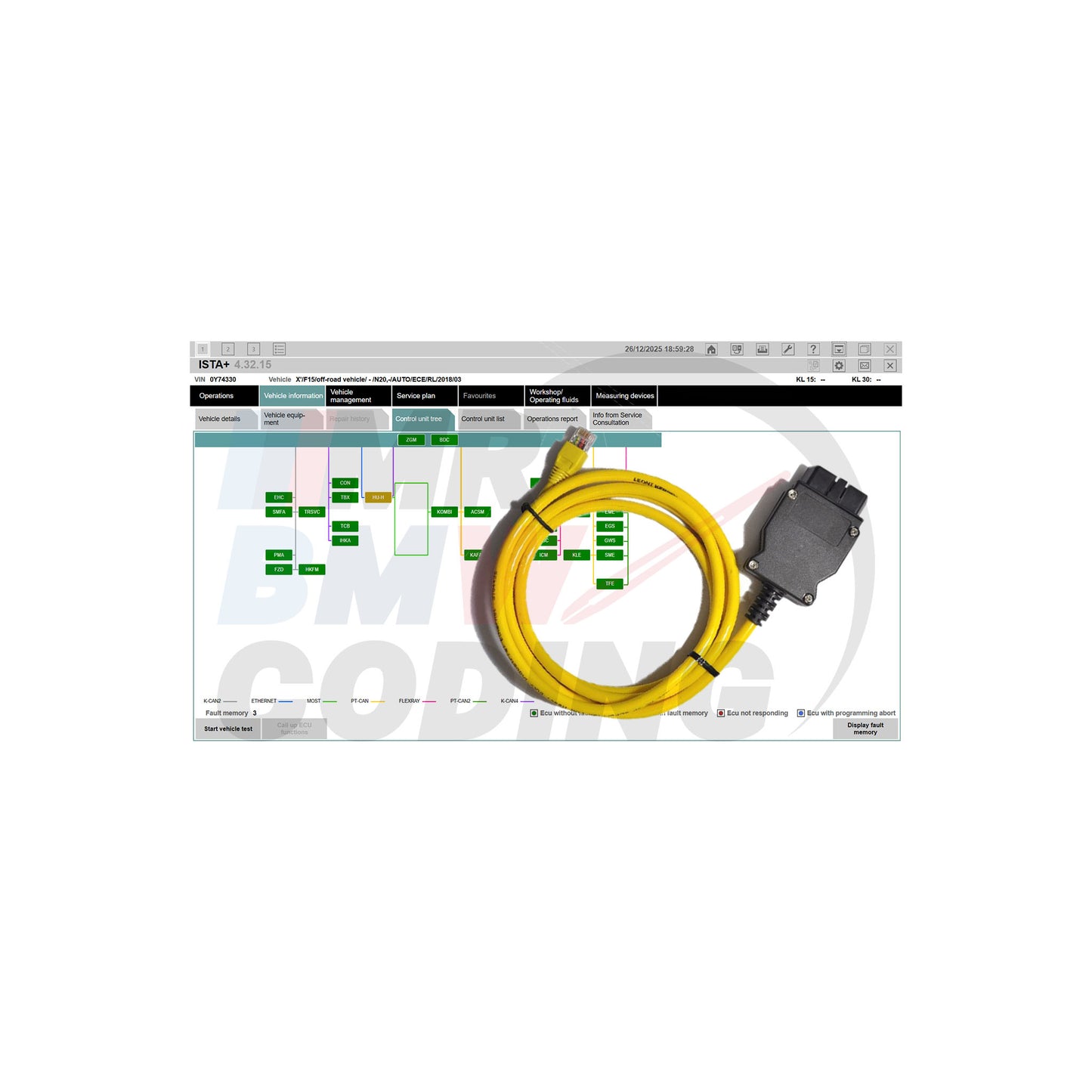 Full BMW Diagnostic Scan